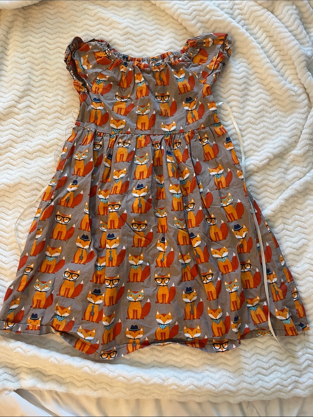 Handmade business fox dress